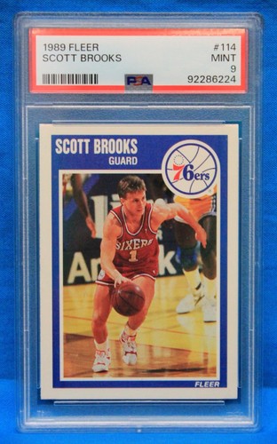 1989 fleer 114 scott - #, brooks