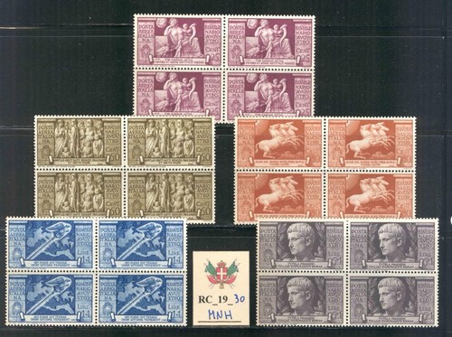 Italia blocchi 1937 - italia.,