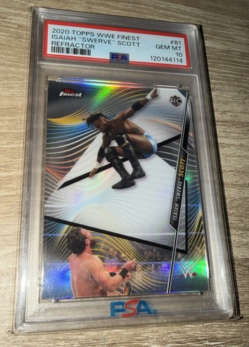 2020 wwe topps finest - topps, isaiah